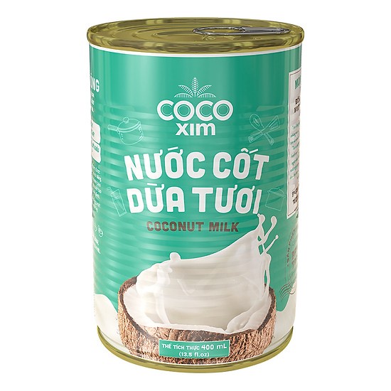 Nước cốt dừa Cocoxim lon 400ml
