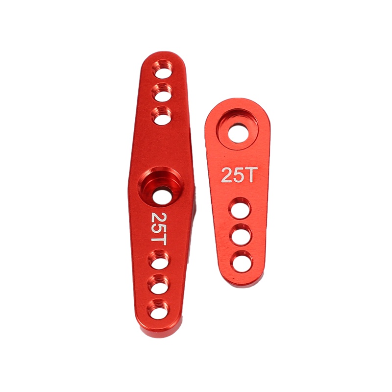 Cánh tay servo bằng nhôm 25T màu đỏ cho xe điều khiển từ xa Futaba Savox Xcore HL HSP HD