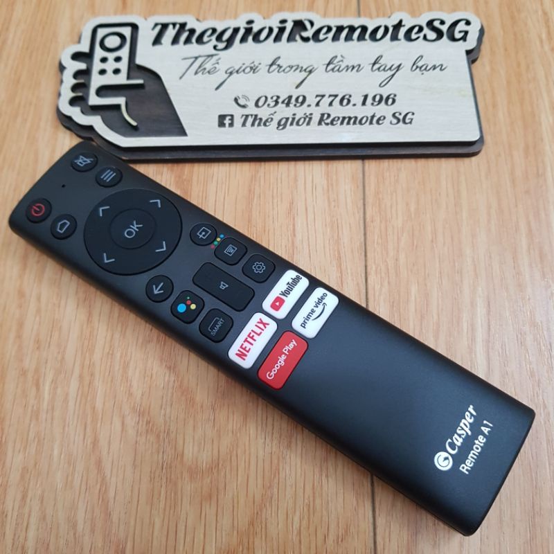 REMOTE ĐIỀU KHIỂN TIVI CASPER GIỌNG NÓI CHÍNH HÃNG MẪU A1