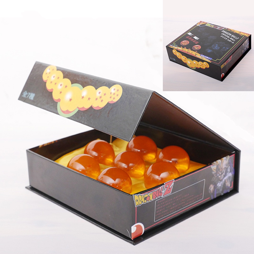 3.5/4.3Cm ngọc rồng 1-7 Ngôi Sao Anime Dragon Ball Quả Cầu Mẫu Màu Vàng và Xanh Dương