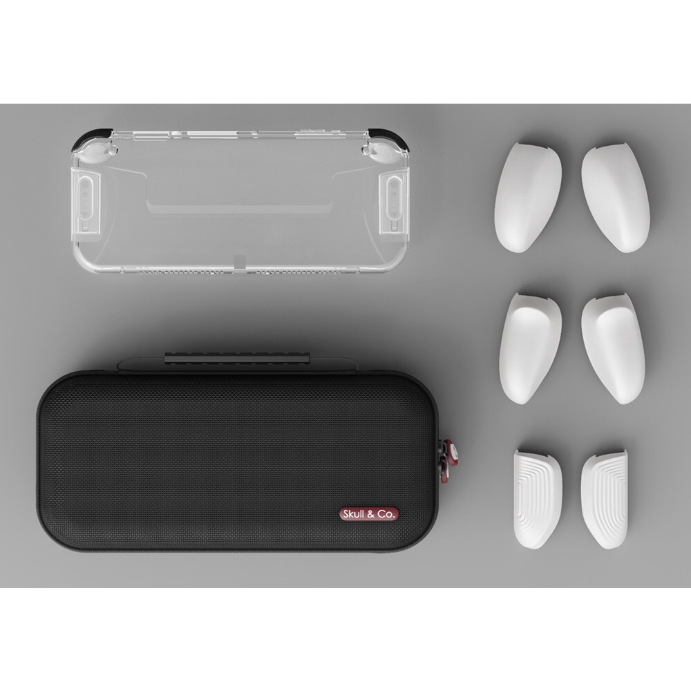 Ốp lưng GripCase OLED và túi MaxCarry Case hàng Skull &amp; Co dành riêng cho Nintendo Switch OLED