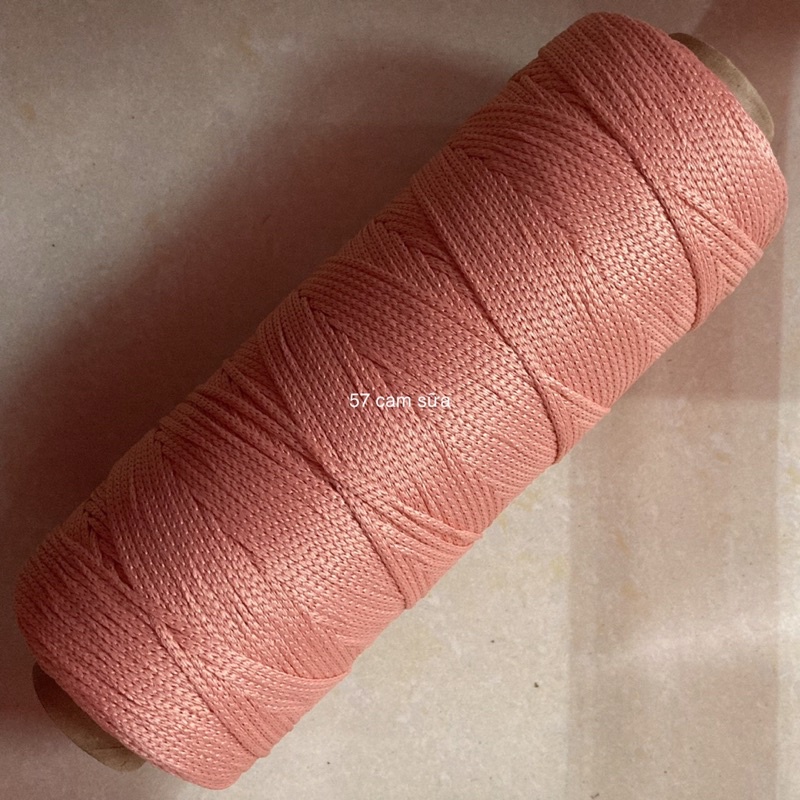 Sợi Dệt trơn Crafyarn lõi giấy chuyên dùng làm túi mũ , túi xách , giỏ xách handmade