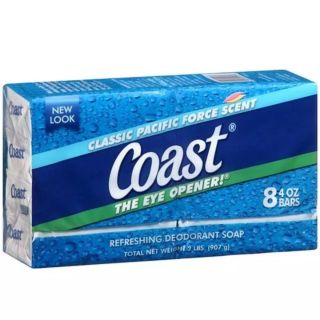 Lốc 8 cục xà bông Coast 113g