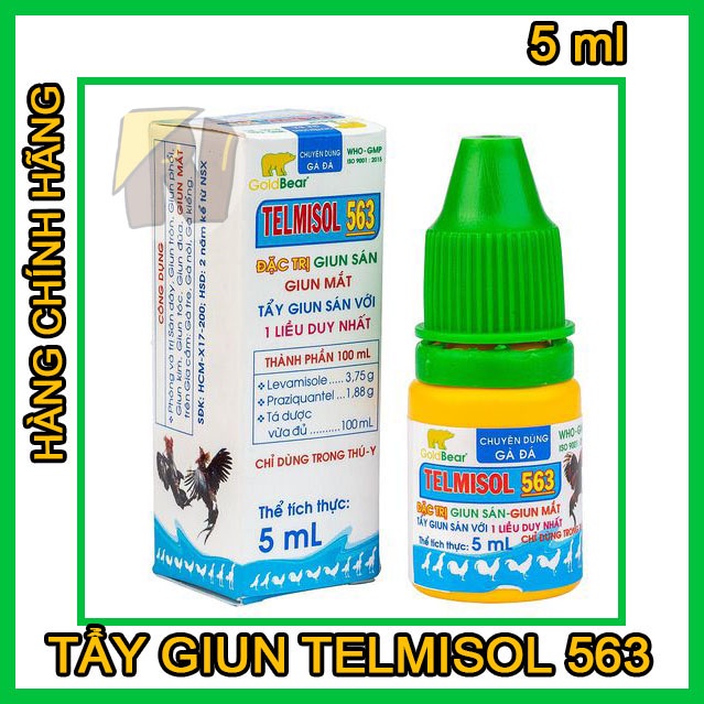 Xổ lãi mắt TELMISOL 563 5ml