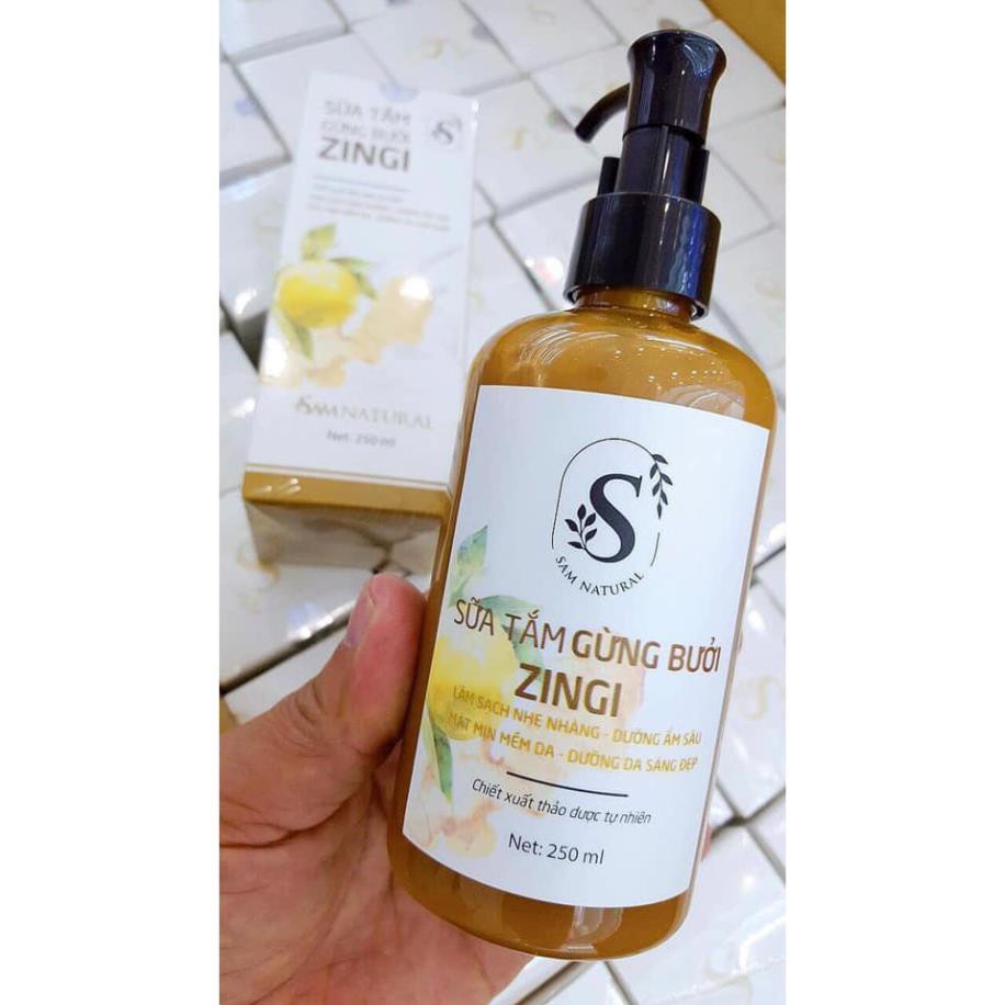XẢ KHO [Samnature]Sữa tắm chống cảm gừng bưởi Zingi
