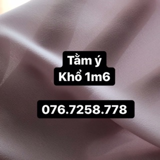 [Bán lẻ 5m] Vải TẰM Ý TRẮNG TINH may váy, đầm; set background tiệc cưới khổ 1m6 (hàng công ty loại 1)