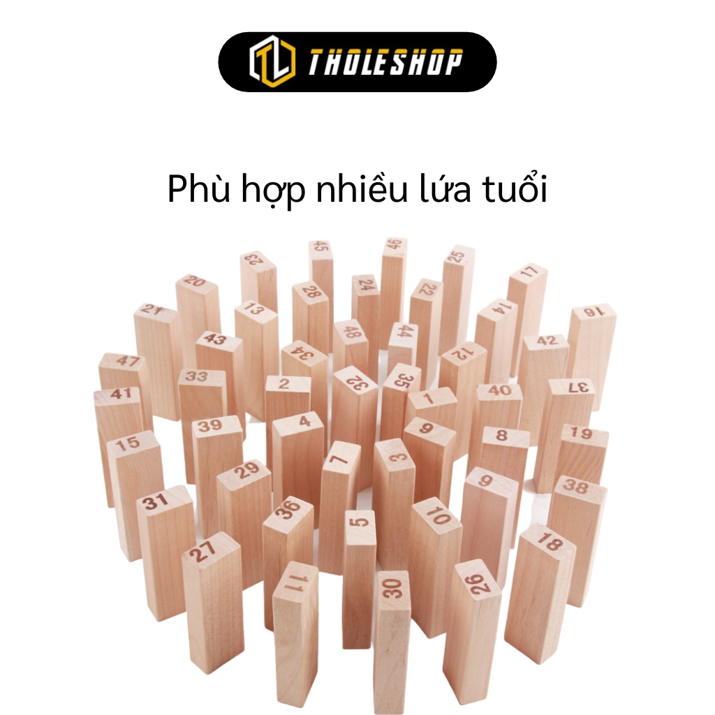 Trò chơi rút gỗ 48 thanh - Bộ trò chơi rút gỗ WOOD TOYS loại lớn siêu đẹp 2785
