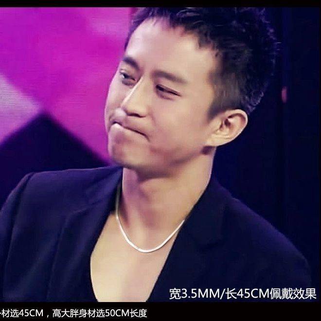 Vòng Cổ Nam。 Dây Chuyền Xương Rắn Mạ Bạc 925 Phong Cách Cá Tính Dễ Phối Đồ Thời Trang Cho Nam fa