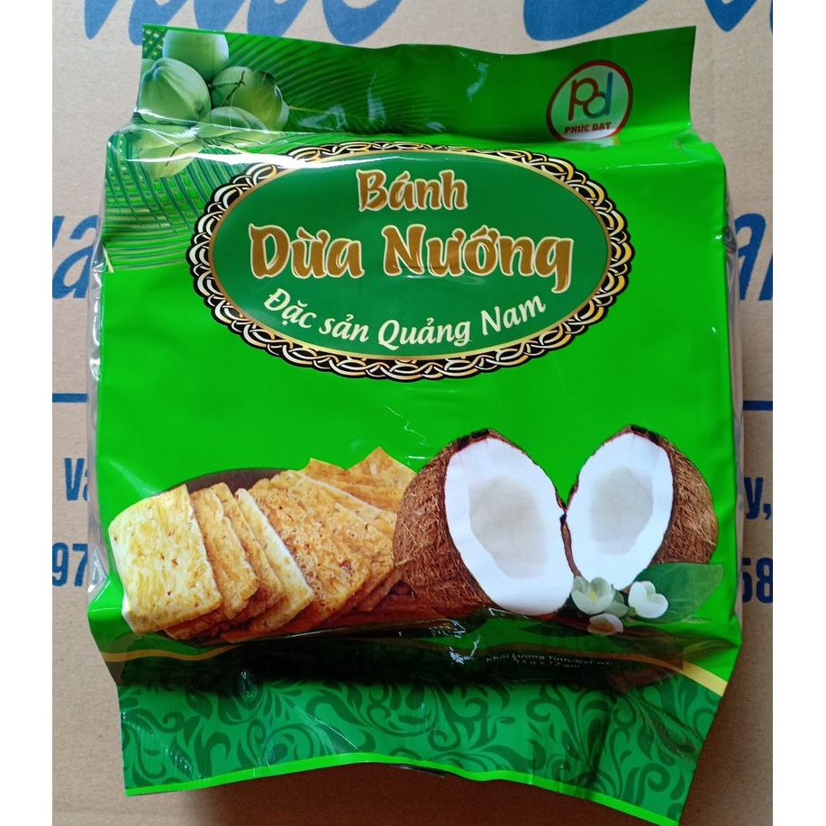 COMBO 10 GÓI BÁNH DỪA NƯỚNG ĐẶC SẢN QUẢNG NAM 1 GÓI 180G- loại Đặc Biệt Ngon  - Đồ ăn vặt
