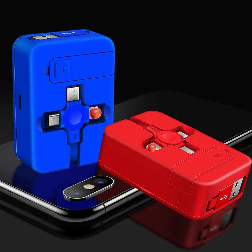 Dây Cáp Sạc One-Trong-three Đa Chức Năng Bền Bỉ Tiện Dụng Dành Cho Điện Thoại Di Động