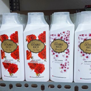 Sữa tắm Double Rich 130g tiện lợi hoa hồng, hoa anh đào