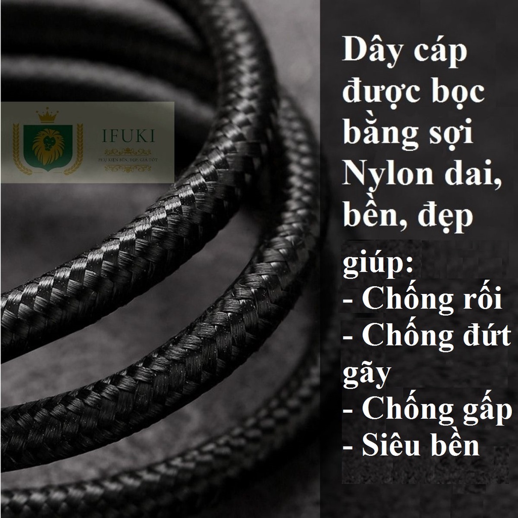 Dây sạc 3 đầu - Dây cáp sạc dùng được cho nhiều loại điện thoại – IFUKI