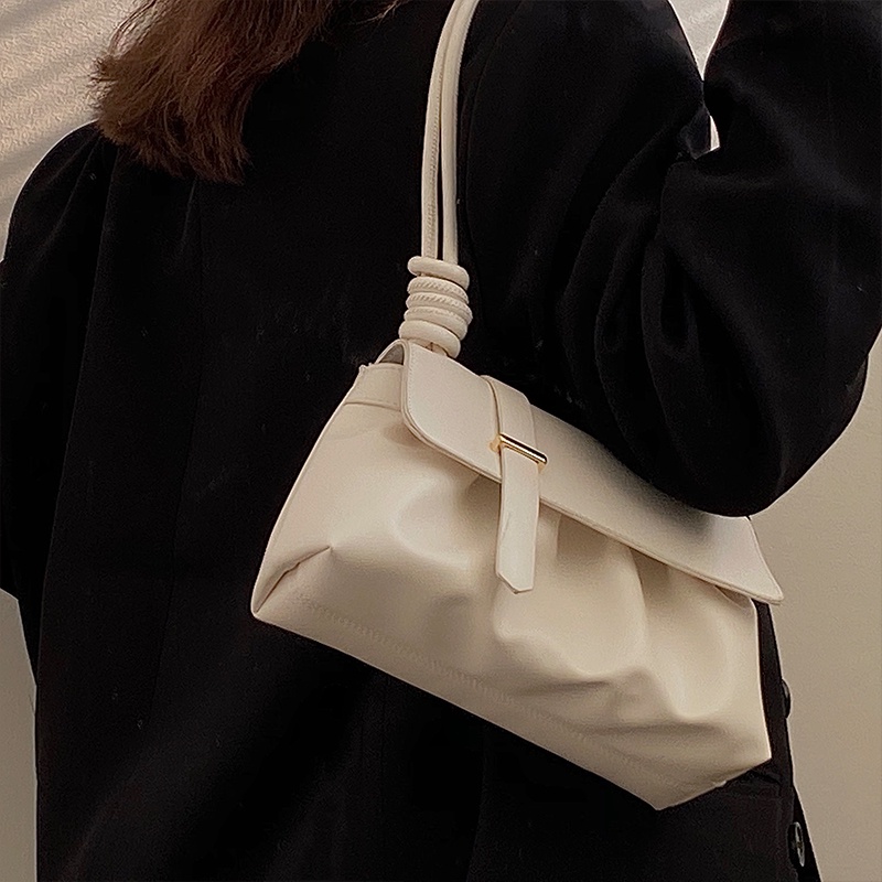 Túi đeo dưới cánh tay Hình Vuông Nhỏ Gấp Gọn Linh Hoạt Thời Trang Mới 2021 Cho Nữ