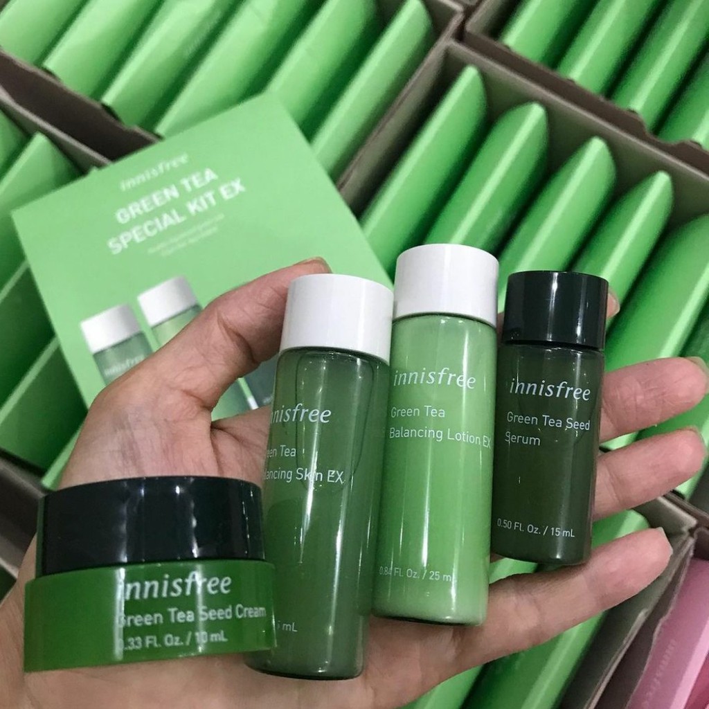 [Chính hãng] SET DƯỠNG DA INNISFREE GREEN TEA BALACING SPECIAL KIT