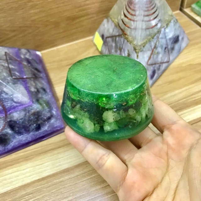 Tower buster khối bầu orgonite giảm ô nhiễm điện từ