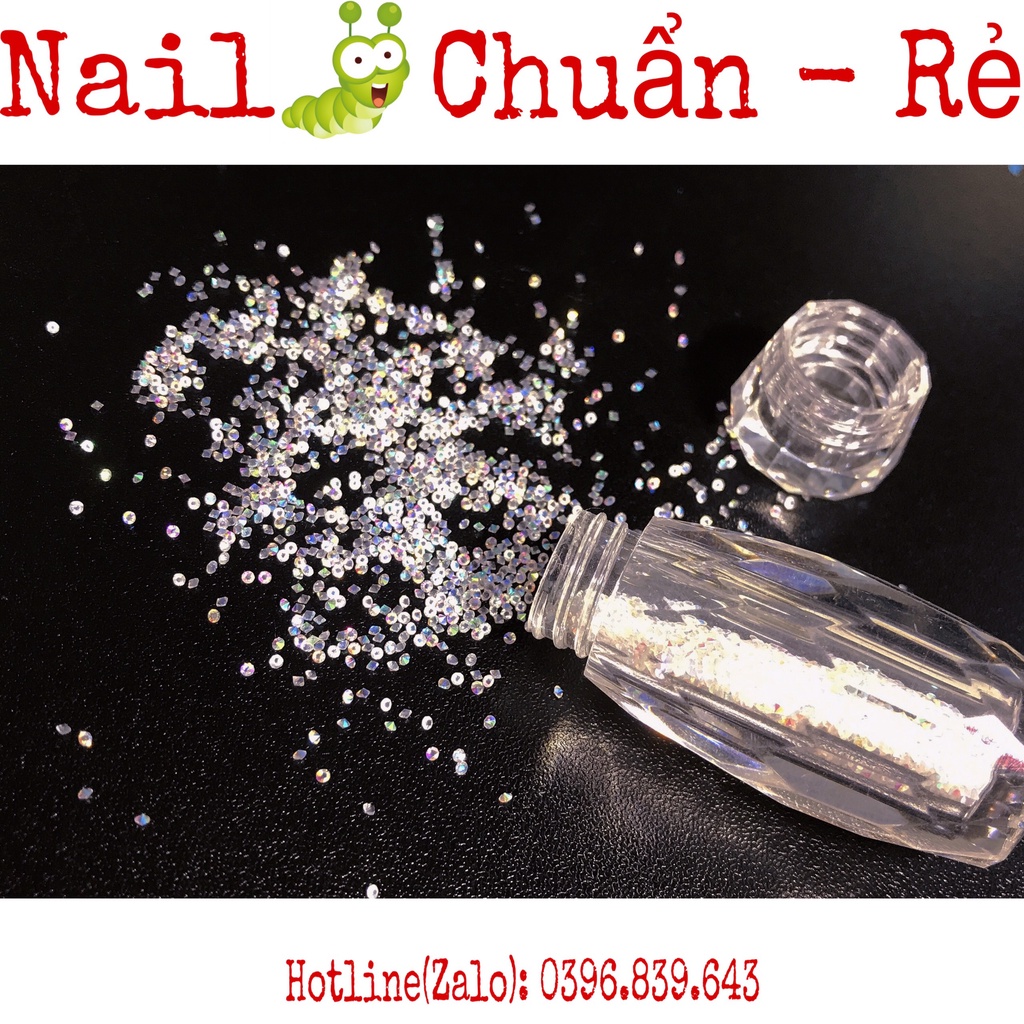 Đá Rắc Móng Siêu Sáng - Đá Rắc Kim Cương - trang trí nail