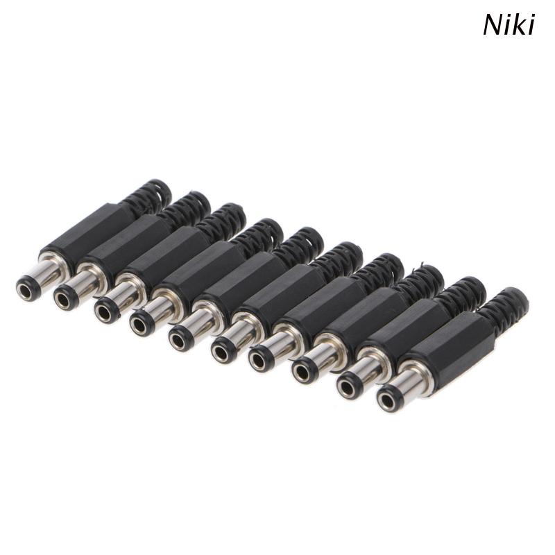 Set 10 vỏ nhựa bọc ổ cắm điện 5.5x2.5mm