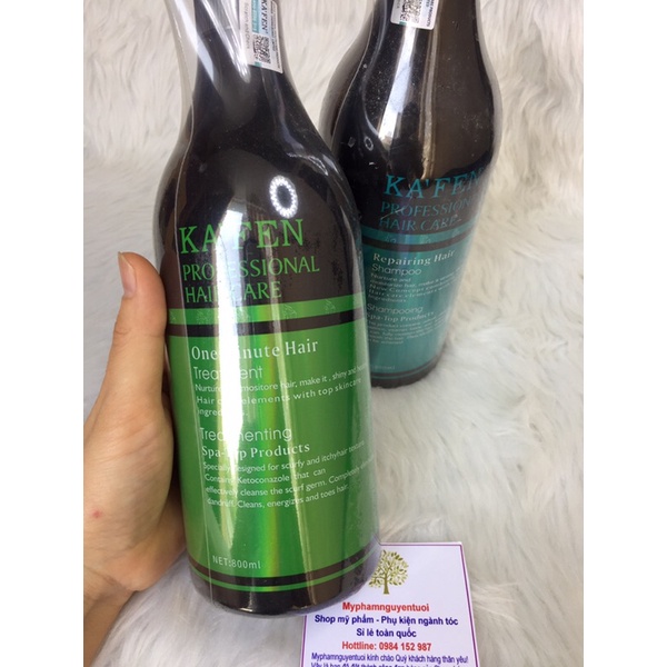 Dầu gội,xả KAFEN PROFESSIONAL HaIR CARE phục hồi tóc 800ml