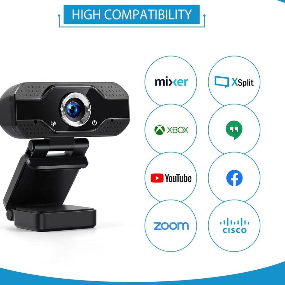 Webcam Full HD 1080P Tích Hợp Micro V8 / laptop / pc | BigBuy360 - bigbuy360.vn
