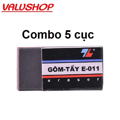 Gôm tẩy bút chì màu đen TL E-011