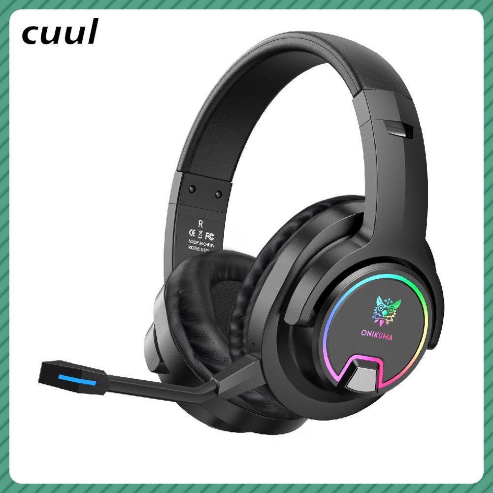 Tai Nghe Gaming Không Dây Bluetooth 5.0 ONIKUMA B130 7.1 Có Micro Và Đèn LED