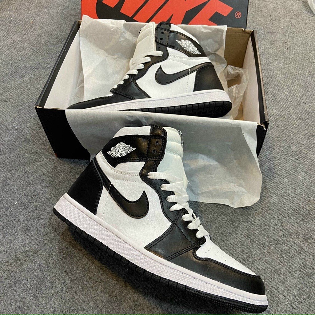 Giày Jordan Cổ Cao PANDA Nam Nữ JD Hàng Đẹp Full Box Full Size 36 - 43