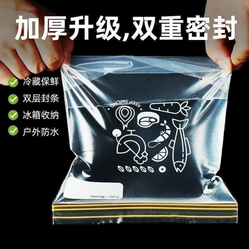 Set 3 Hộp Túi Zip Đựng Thực Phẩm Đủ Size,Tái Sử Dụng