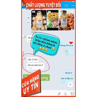 Combo 2 chai nước chấm Hải sản