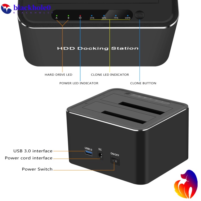Đế Gắn Ổ Cứng Ngoài Usb 3.0 2.5/3.5 Inch Tiện Dụng