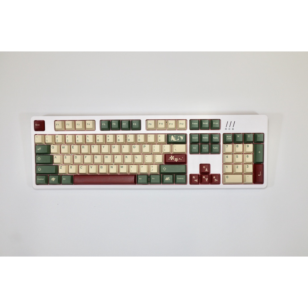 Gói phím cắm trại GMK, 129 phím keycaps Cherry Profile DYE-SUB Cá nhân hóa GMK Keycaps cho Bàn phím cơ / Bàn phím cơ chơi game
