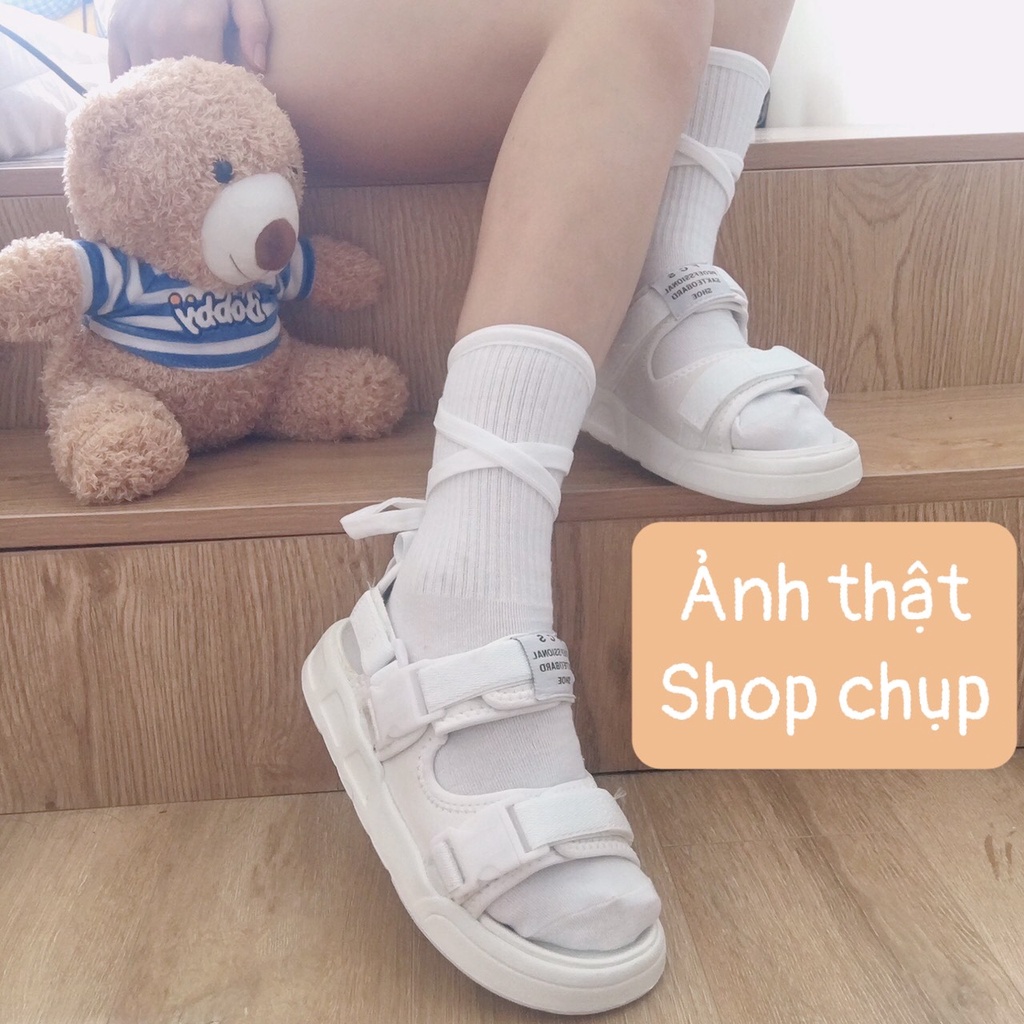 🍓 Dép Sandal Dép quai hậu chuẩn dáng HOT Hàn Quốc Da Pu Siêu Xịn Êm Chân