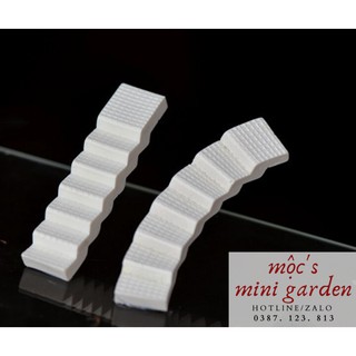 Tiểu cảnh mini_Cầu thang trắng_CA67
