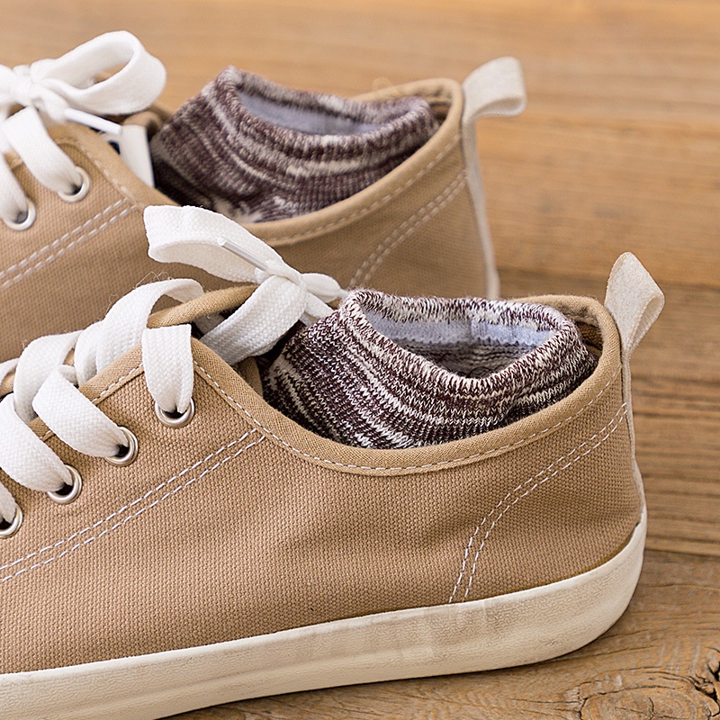 Set 5 đôi tất cotton cổ thấp phong cách đơn giản tiện dụng cho nam