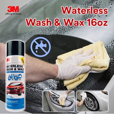 Chai xịt bọt rửa xe không cần nước và làm bóng nhanh 3.M Waterless Wash & Wax 39110