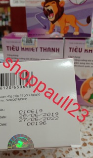 Cốm Tiêu Khiết Thanh hỗ trợ hệ hô hấp