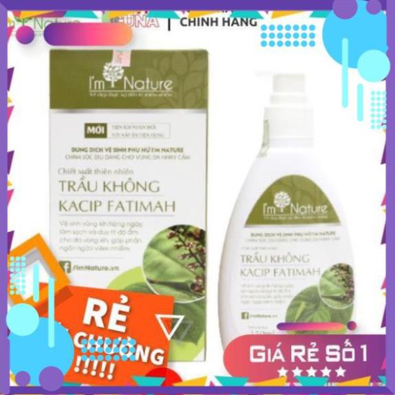 [XẢ KHO] [XẢ KHO] Dung Dịch Vệ Sinh Phụ Nữ Trầu Không I'm Nature 150ml Chính Hãng Công Ty