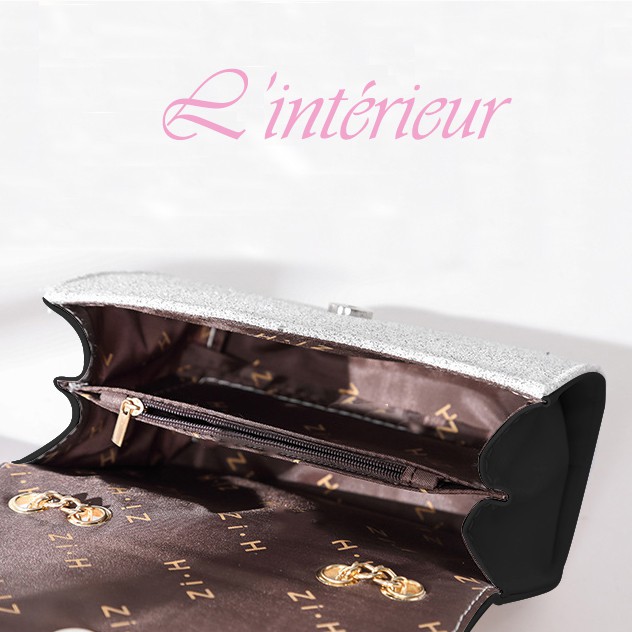 Túi Đeo Chéo Nữ Da Mềm Dễ Thương Khóa Cú Đôi T34 T32 Màu Đen