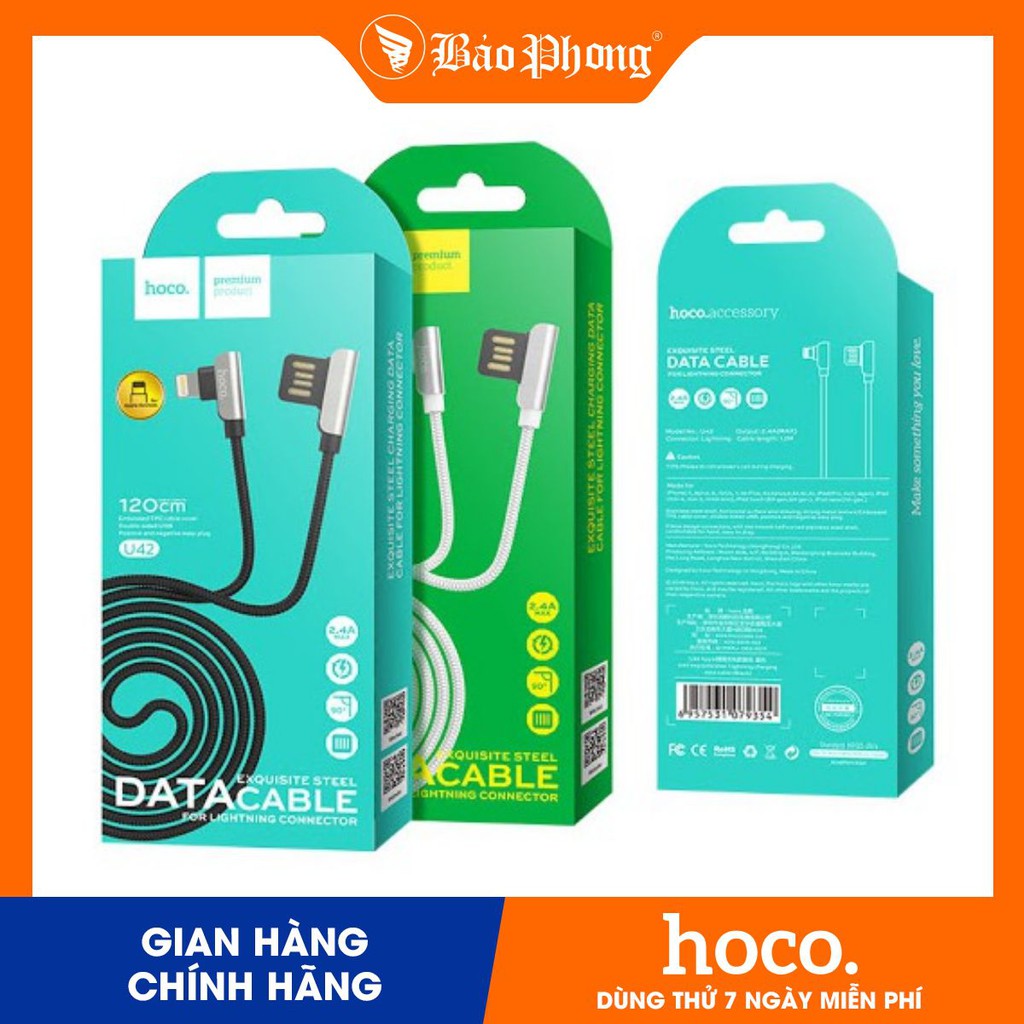 Cáp Sạc Hoco U42 Lighnting