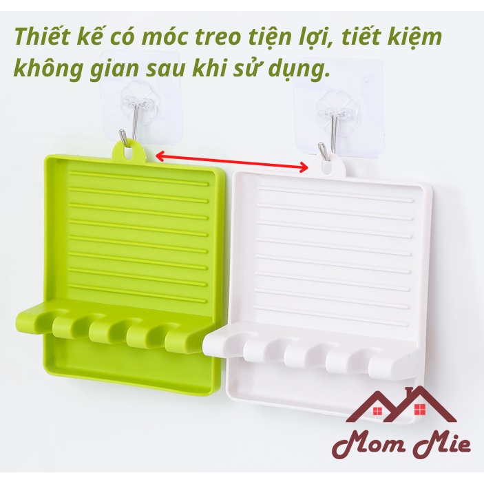 Giá gác muỗng, đũa, nắp nồi bằng nhựa tiện dụng - K097