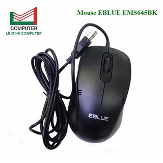 Chuột máy tính gaming văn phòng eblue ems645bk usb chính hãng giá rẻ