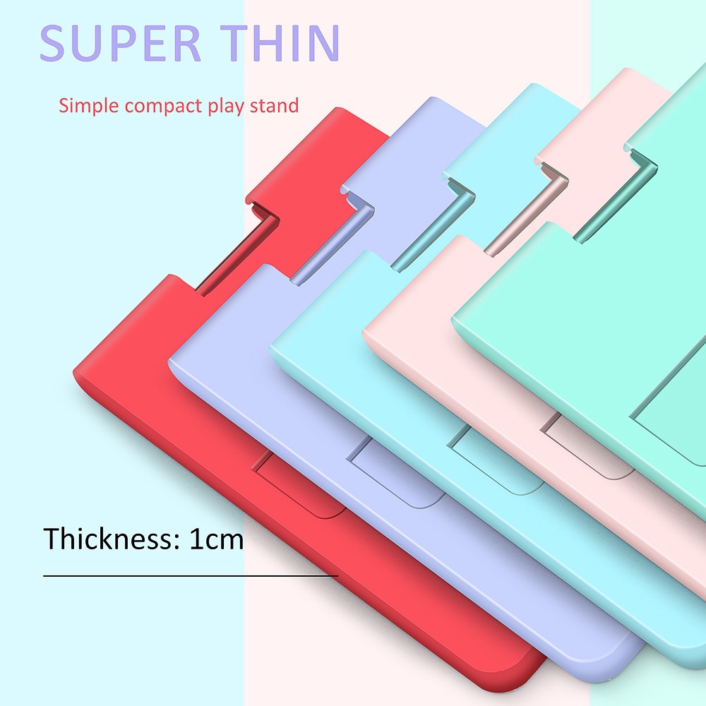 Giá Đỡ Điện Thoại Màu Hồng Có Thể Điều Chỉnh Cho Tay Cầm Chơi Game Nintendo Switch