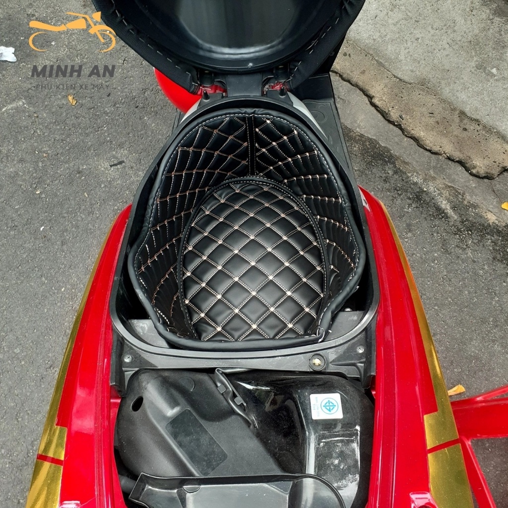 Lót Cốp Xe Máy Cách Nhiệt Chống Sốc Lót Cốp Xe Máy Honda Future Dylan Vario Click Có Túi Đựng Giấy Tờ Minh An