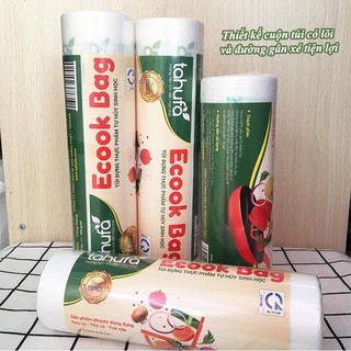 Cuộn Túi Đựng Thực Phẩm Sinh Học Tự Hủy 500gr Ecook Bag Bảo Quản Thực Phẩm