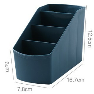 Hộp nhựa đa năng ngăn đựng đồ siêu xinh, kệ đựng đồ mini Khay 4 ngăn đa năng đựng mỹ phẩm cắm bút điều khiển điện thoại