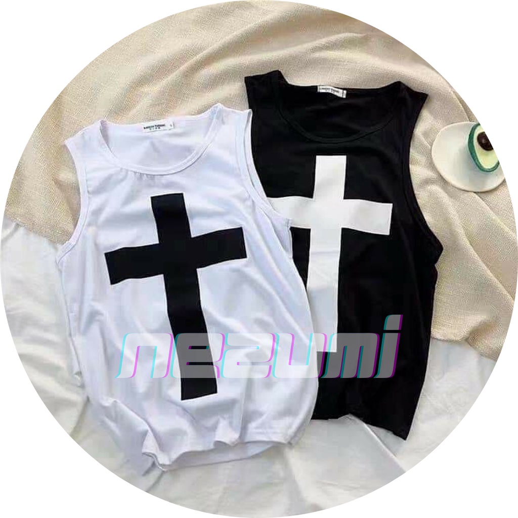 (Sẵn đen, trắng L XL 2XL) ÁO TANK TOP UNISEX NAM NỮ COTTON 95%, ÁO BA LỖ TẬP GYM GIỐNG GD BIGBANG