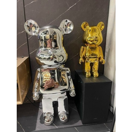 Gấu tráng gương mạ điện