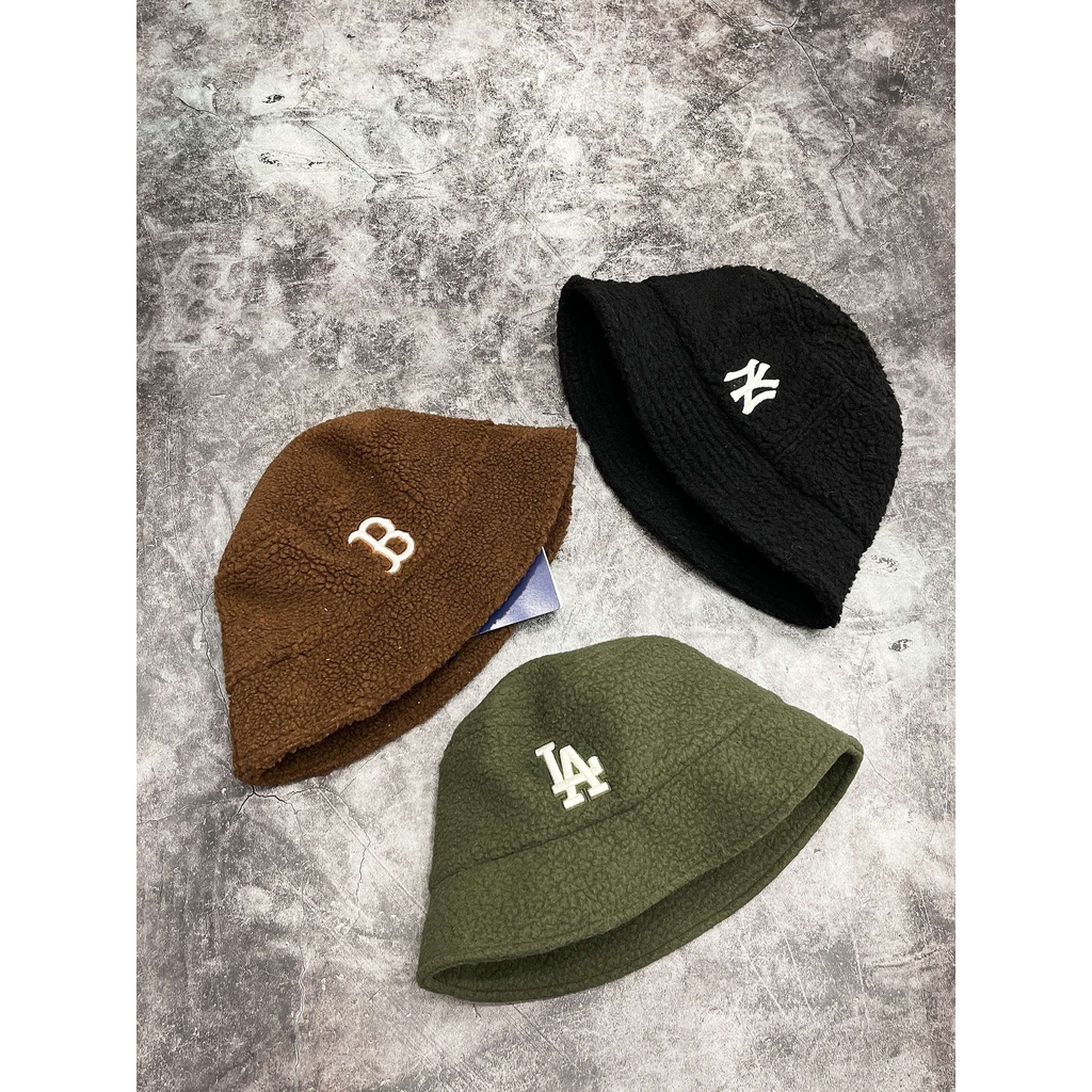 Nón Vành Thời Trang Fleece Bucket Hat Full Color N60