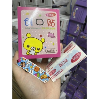 HỘP 100 BĂNG DÁN URGO CÁ NHÂN HOẠT HÌNH CHO BÉ YÊU