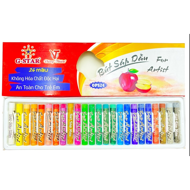 Bút Sáp Dầu OPS 12/16/24 Màu Gstar