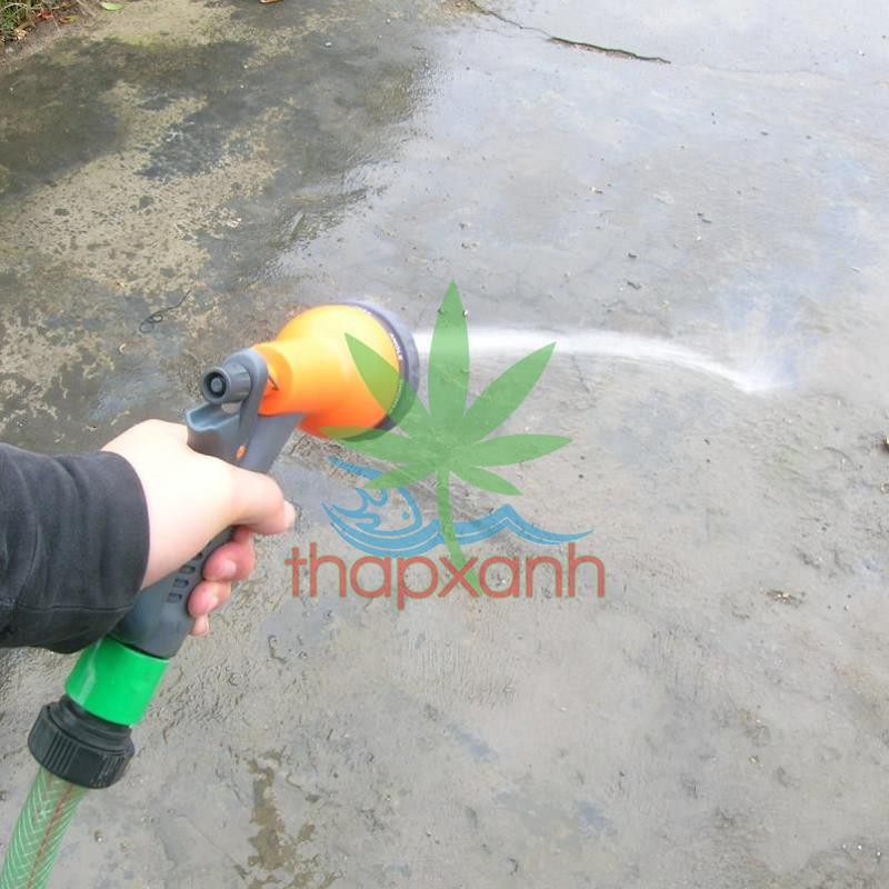 Combo Khung Lô AK-801 + 20m dây 811 + Vòi tưới 8 trong 1
